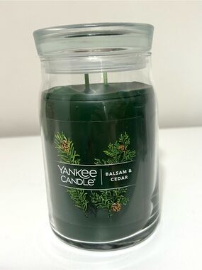 New Yankee Candle, Balsam and Cedar, 20 ounces